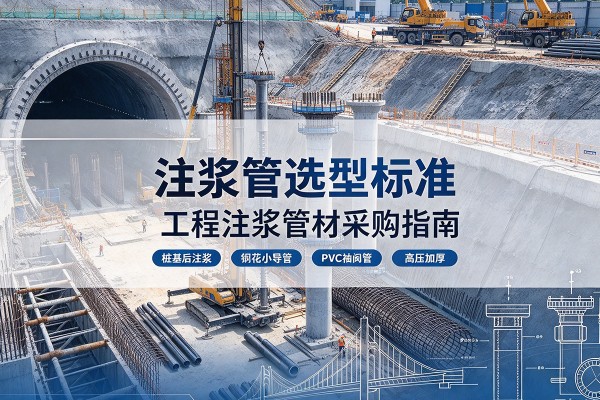 随州注浆管选型标准