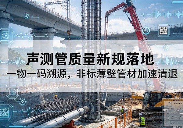 随州声测管质量新规落地，一物一码溯源，非标薄壁管材加速清退
